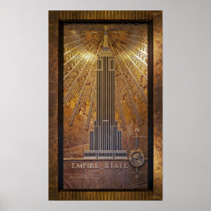 Poster de l'Empire State Building 12x20