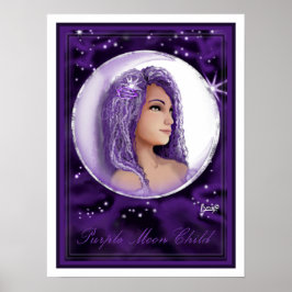 Poster de l'enfant Purple Moon