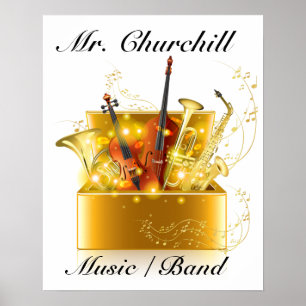 Poster de l'enseignant de musique