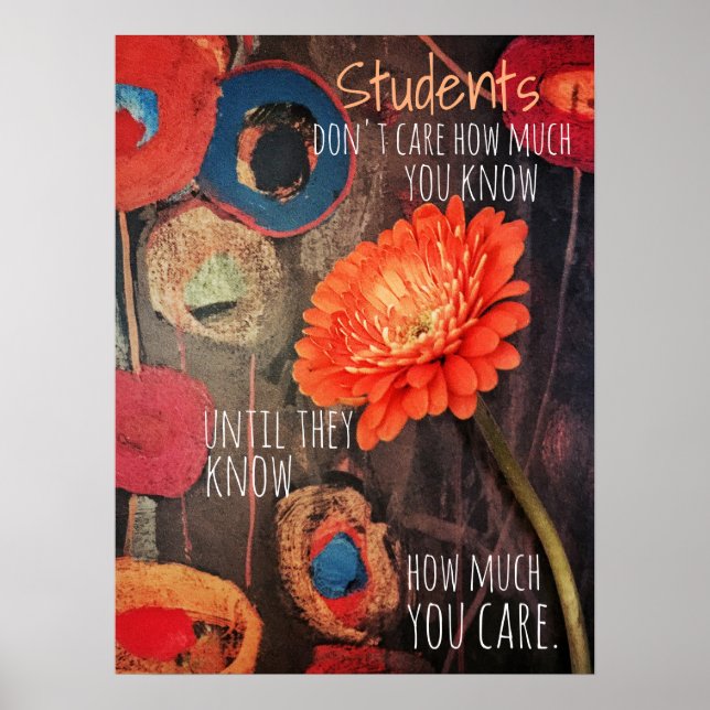 Poster de l'enseignant Handicap with Care (Devant)