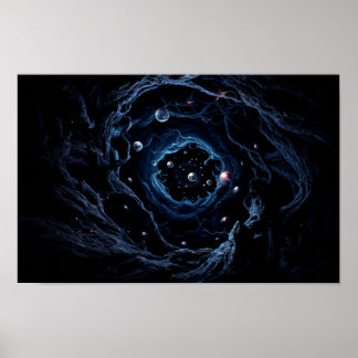 Poster de l'espace extra-atmosphérique de Galaxie