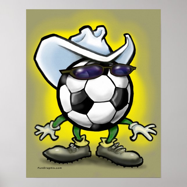 Poster de l'étoile de football (Devant)
