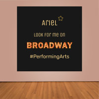 Poster de l'étoile montante de Cute Broadway