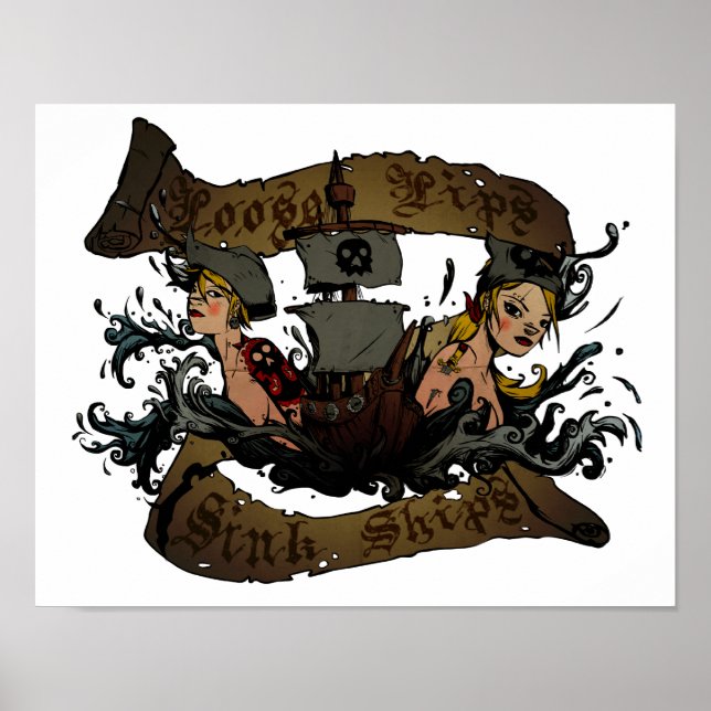 Poster de l'évier Lèvres Perdues (Devant)