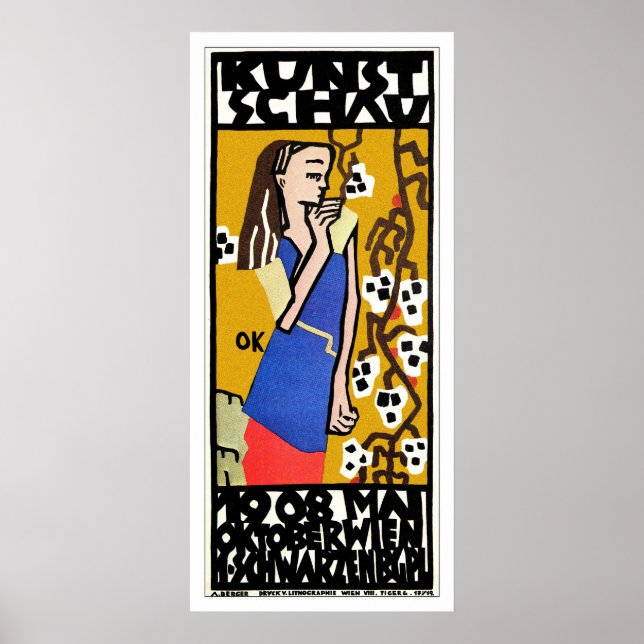 Poster de l'exposition artistique Kunstschau Wien  (Devant)