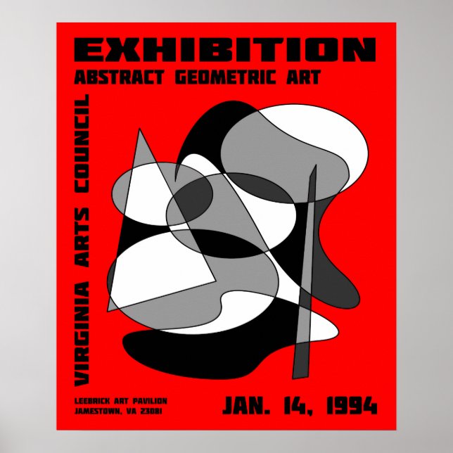 Poster de l'exposition d'art Abstrait #3 (Devant)