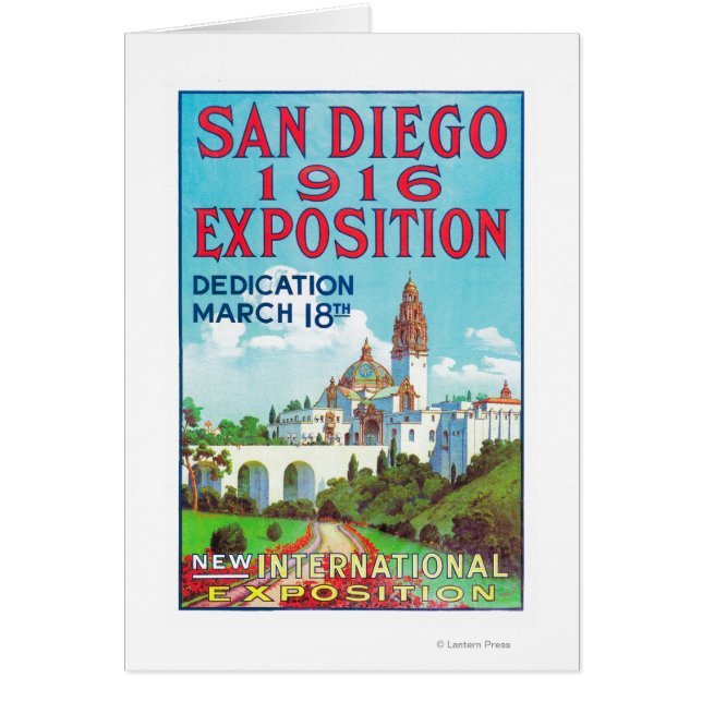 Poster de l'exposition internationale de San Diego (Devant)
