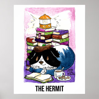Poster de l'Hermit BCN Tarot
