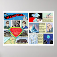 Poster de l'homme de l'acier Eerie Lake Erie Merch