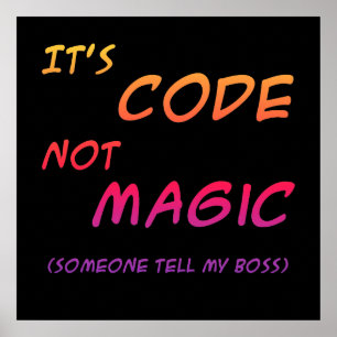 Poster de l'Humour de programmation