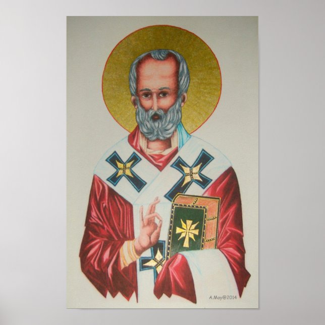 Poster de l'icône Saint Nicolas (Devant)