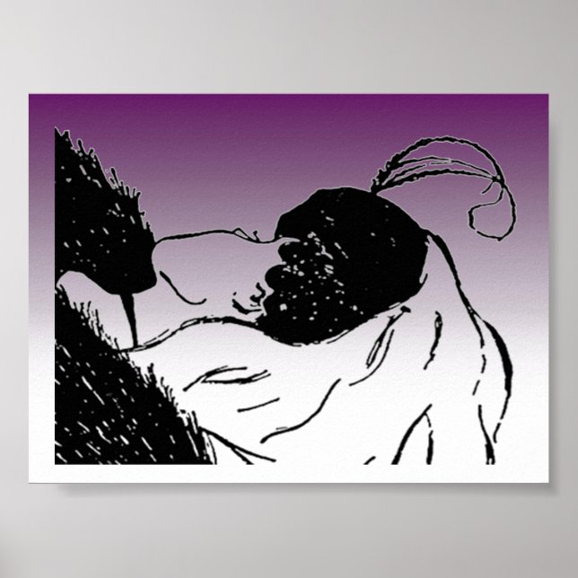 Poster de l'illusion de la jeune ou de la vieille  (Devant)