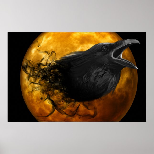 Poster de l'imaginaire de la lune de corbeau (Devant)