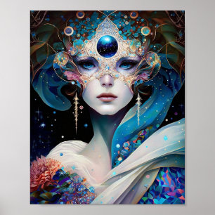 Poster de l'Imaginaire de la Reine-Ange foncé