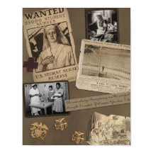 Poster de l'infirmière vintage