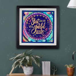 Poster de l'Inspirivity Citation Coeur Plutôt Grat