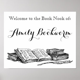 Poster de livres Vintages de livres de lecture per