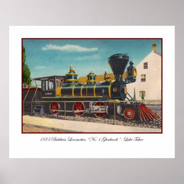 Poster de Locomotive vintage (Devant)