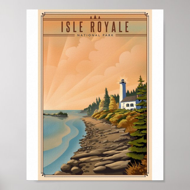 Poster de l'oeuvre d'art de l'Isle Royale (Devant)