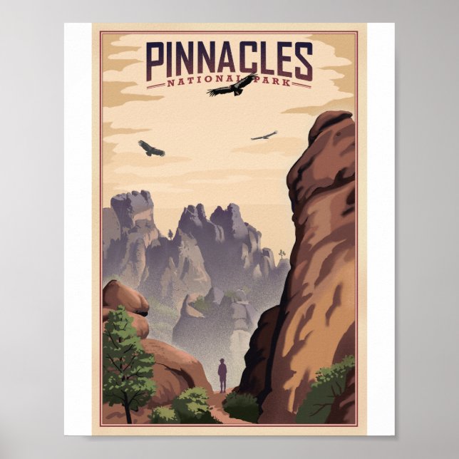Poster de l'oeuvre d'art du Parc national des Pinn (Devant)