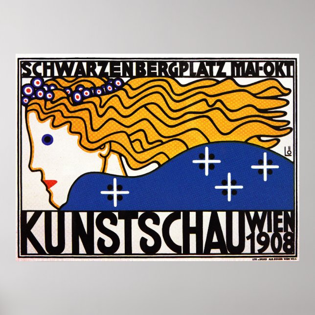 Poster de Loffler Secesseion : Kunstschau Wien (Devant)