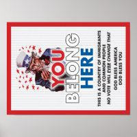 Poster de l'Oncle Sam 'You Belong Here'