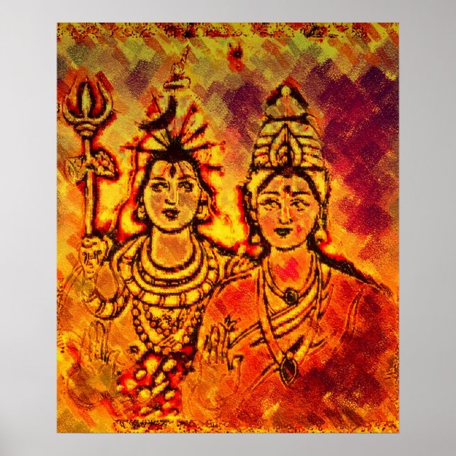 Poster de Lord Shiva Parvati (Devant)