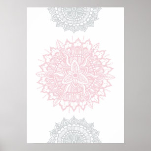 Poster de l'ornement de Tracery Mandala