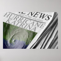 Poster de l'ouragan Katrina