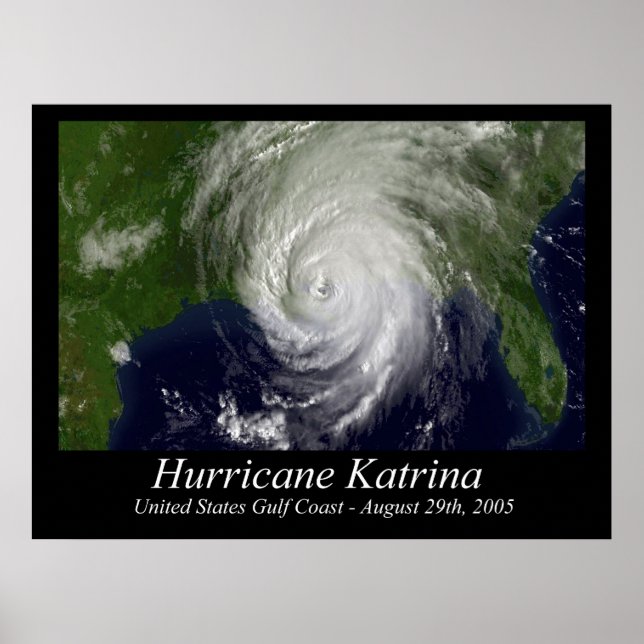 Poster de l'ouragan Katrina (Devant)