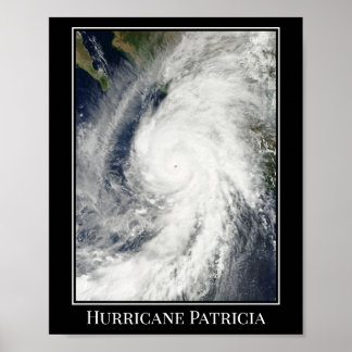 Poster de l'ouragan Patricia
