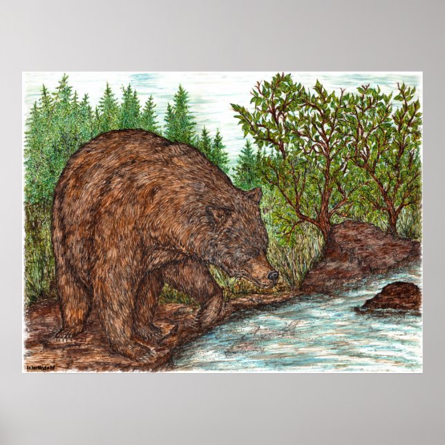 Poster de l'ours (Devant)