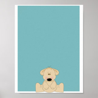 Poster de l'ours en peluche