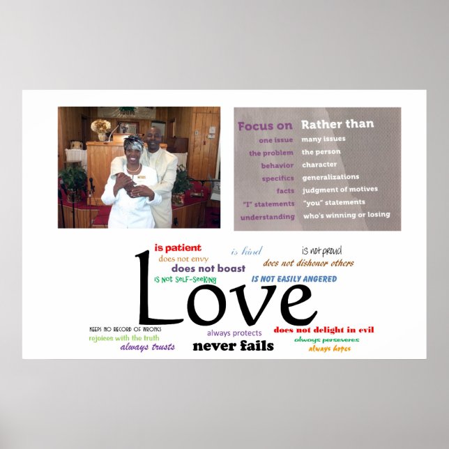 Poster de Love Never Fails (32 X 24) (Devant)