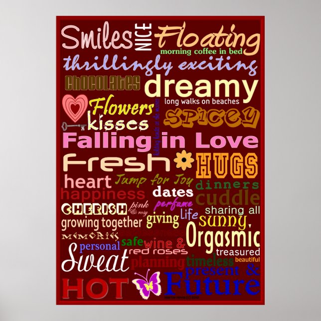 Poster de Love WordArt™ (Devant)