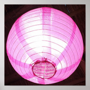 Poster de lumière rose doux