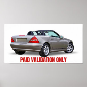 Poster de luxe Mercedes