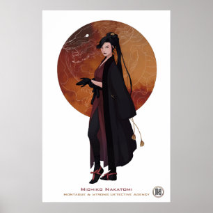 Poster de M&S Michiko Nakatomi - Art de Mona Finde