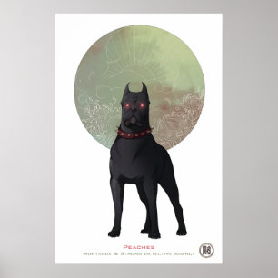 Poster de M&S Peaches - Art de Mona Finden