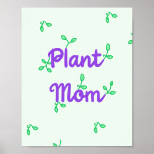 Poster de maman plante