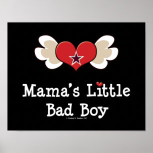 Poster de Mama's Little Bad Boy Funny Baby Kids