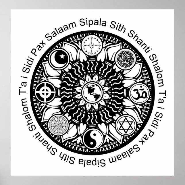 Poster de Mandala iPeace (Devant)