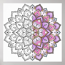 Poster de Mandala pour les adultes