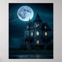 Poster de manoir hanté