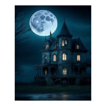 Poster de manoir hanté