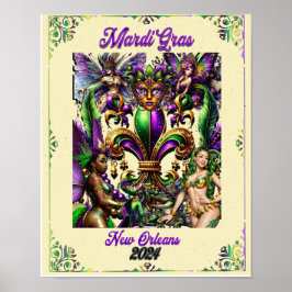Poster de Mardi Gras 2024