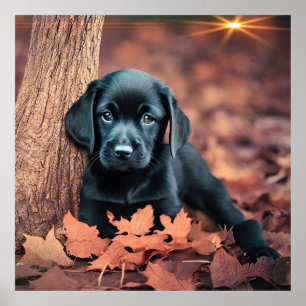 Poster de marionnettes Black Lab