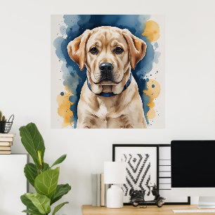 Poster de marionnettes Labrador Art mur