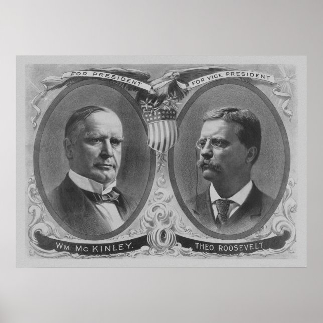 Poster de McKinley et Roosevelt (Devant)