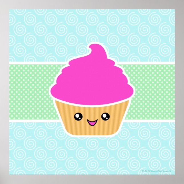 Poster de Mega Kawaii Giant Cupcake (Devant)